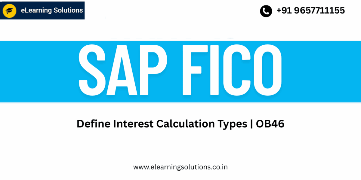 SAP OB46 screen for Define Interest Calculation Types configuration