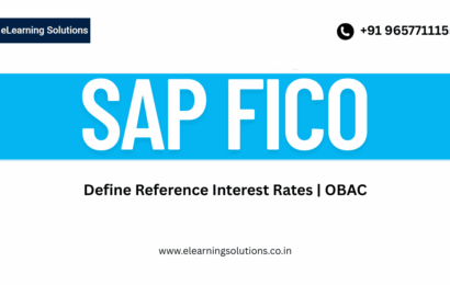 SAP OBAC screen for configuring Reference Interest Rates