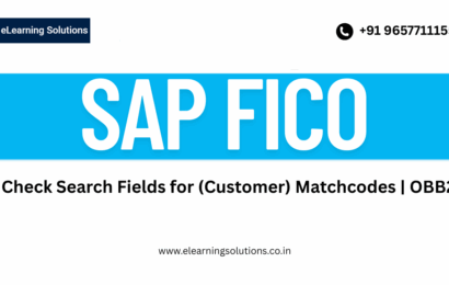"Screenshot of SAP OBB2 transaction for configuring customer matchcode search fields"
