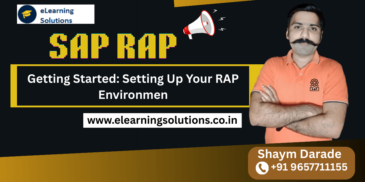 Setting Up Your RAP Environment