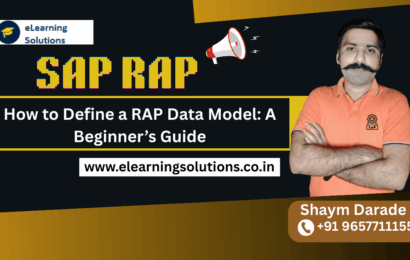 RAP Data Model explained with entities and associations