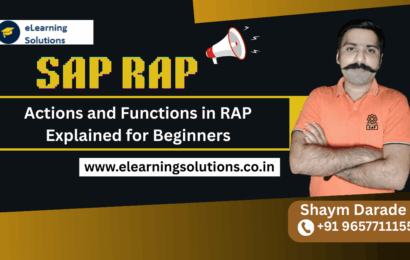 Actions and Functions in RAP explained with examples