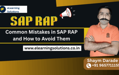 Common Mistakes in SAP RAP