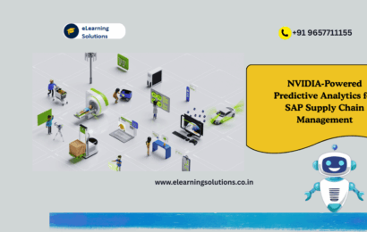 NVIDIA Predictive Analytics for SAP Supply Chain visualization