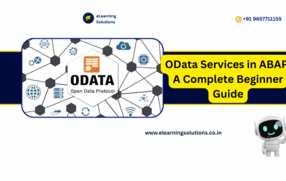 OData Services in ABAP architecture and data flow
