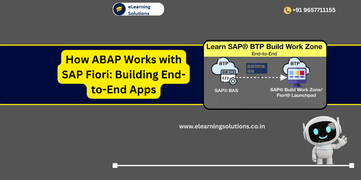 ABAP with SAP Fiori end-to-end app flow