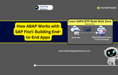 ABAP with SAP Fiori end-to-end app flow