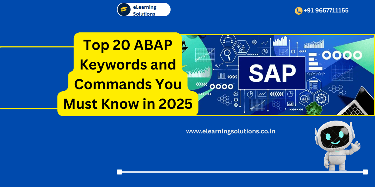 ABAP keywords and commands explained for beginners