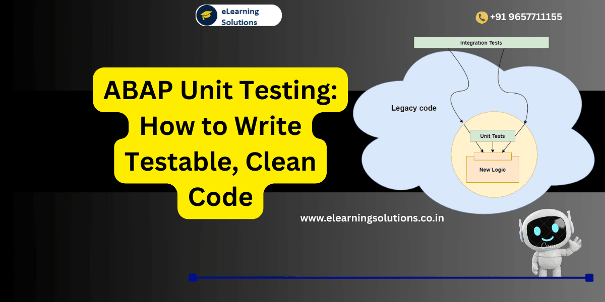 ABAP Unit Testing clean testable ABAP code