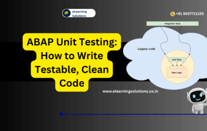 ABAP Unit Testing clean testable ABAP code