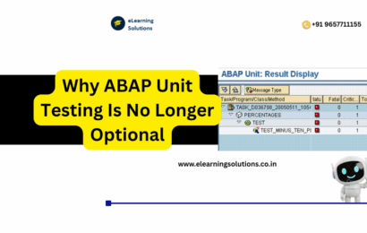 ABAP Unit Testing framework for clean and testable code