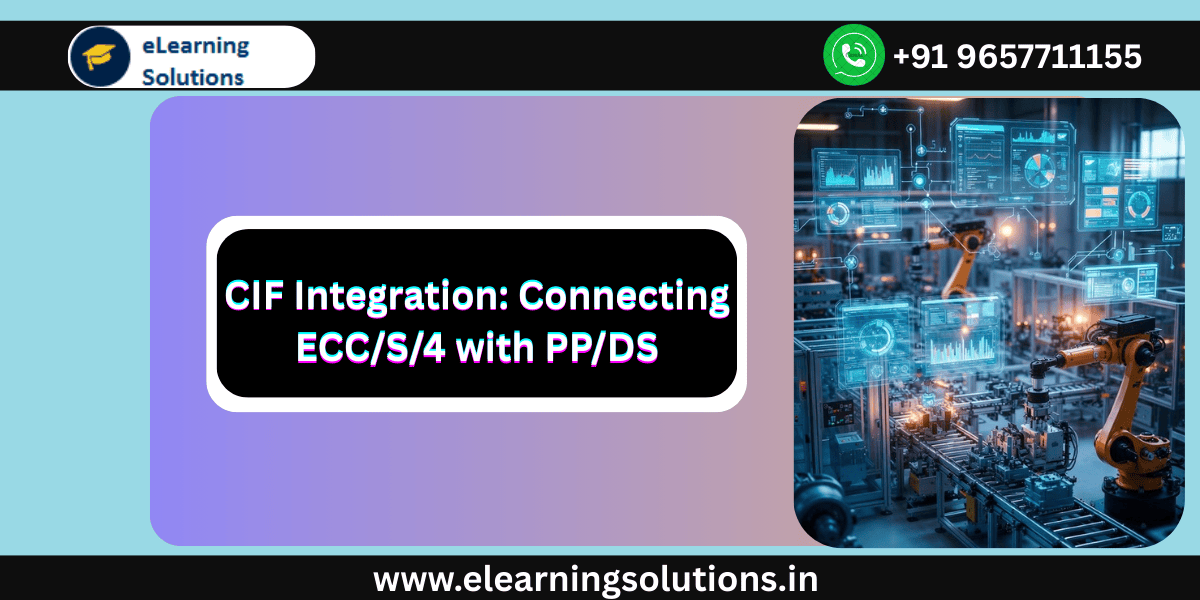 CIF integration connecting ECC and S 4HANA with PP DS planning system
