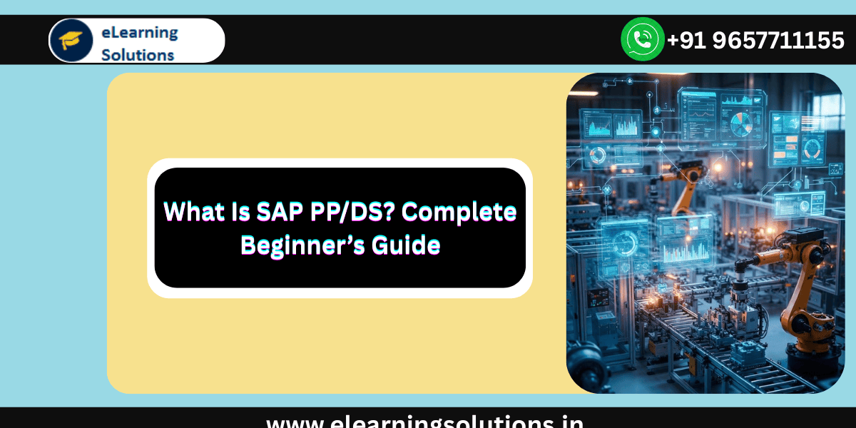 SAP PP/DS production planning dashboard in a smart factory
