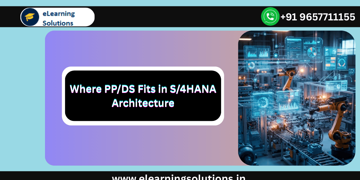 Where PP/DS Fits in S/4HANA Architecture