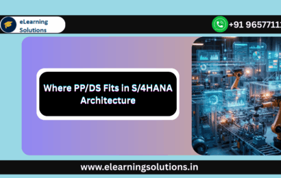 Where PP/DS Fits in S/4HANA Architecture