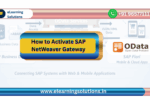 Activating SAP NetWeaver Gateway in SAP System