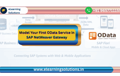 SAP OData service creation in SAP NetWeaver Gateway using SEGW step by step tutorial