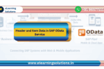 Header and item entity relationship in SAP OData service
