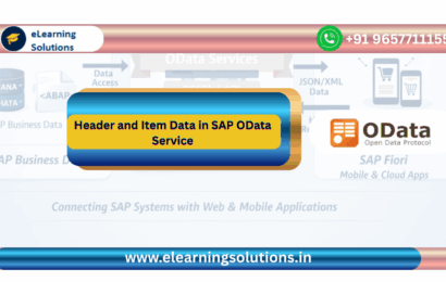Header and item entity relationship in SAP OData service