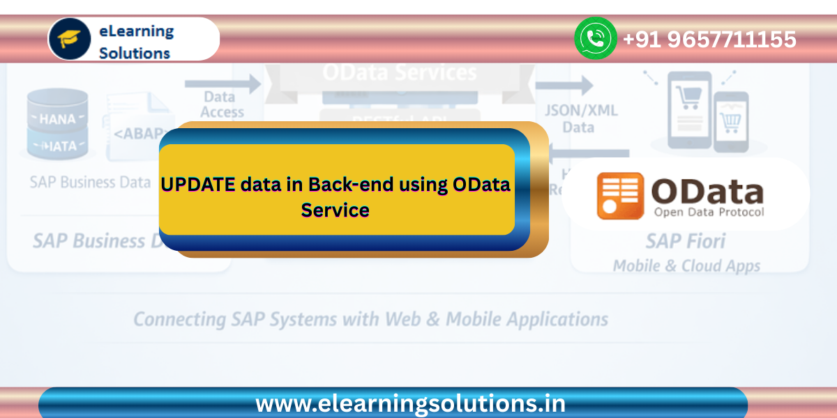 SAP OData Update operation in NetWeaver Gateway