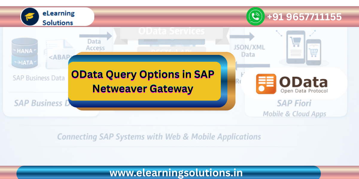 OData query options in SAP NetWeaver Gateway service URL examples