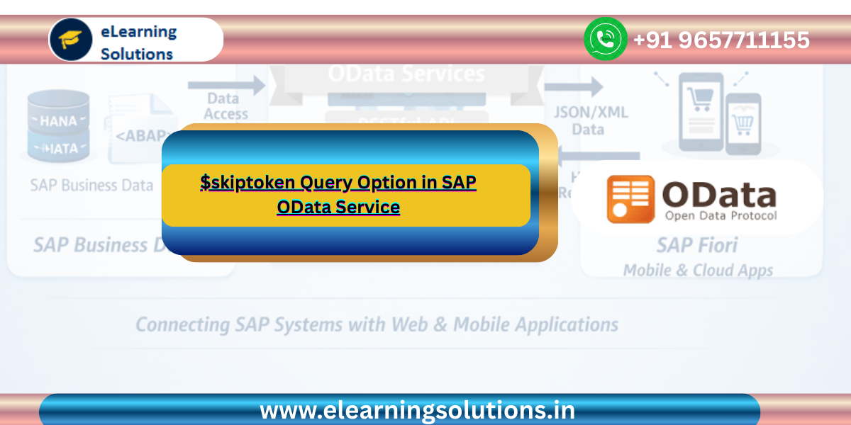$skiptoken query option implementation in SAP OData service