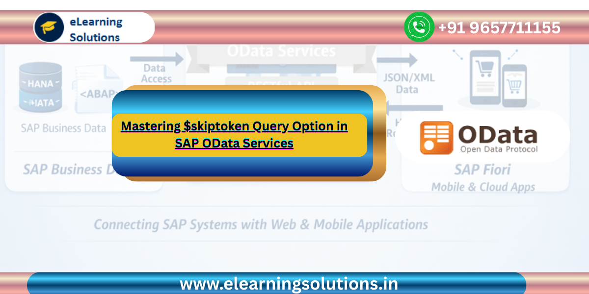 Server side paging using skiptoken query option in SAP OData service
