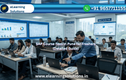 SAP course training duration in Pune with students learning ERP software