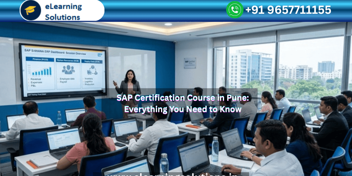 students learning SAP certification course in Pune classroom