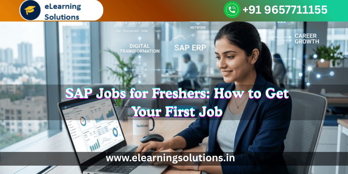 SAP jobs for freshers career guide illustration