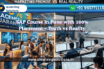 Students learning SAP in Pune training institute with placement discussion session