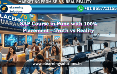 Students learning SAP in Pune training institute with placement discussion session