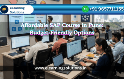 SAP course training in Pune classroom with students learning ERP software