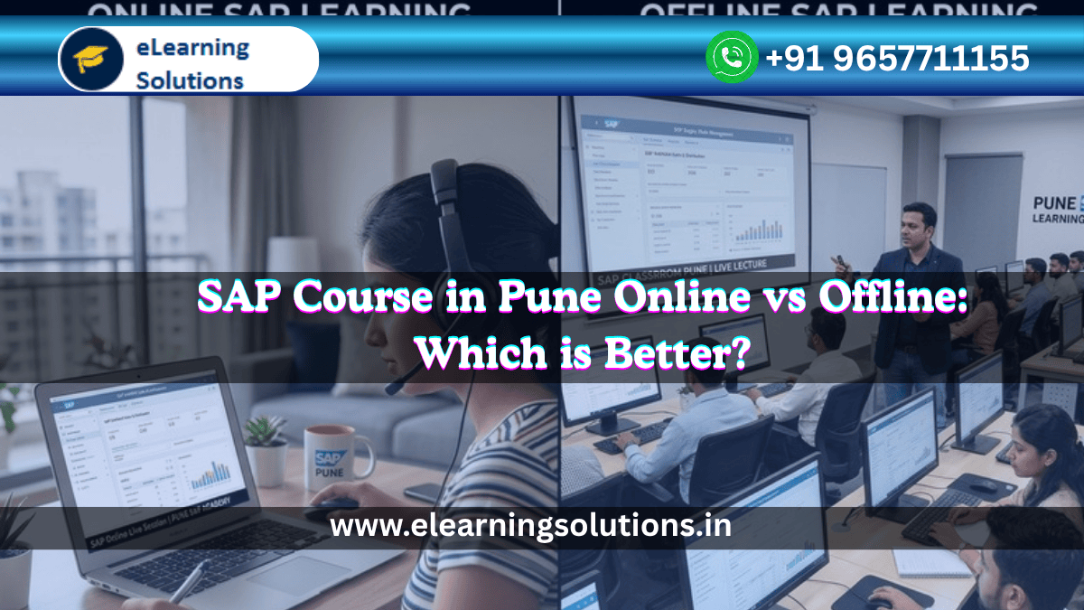 SAP Course in Pune Online vs Offline Which is Better