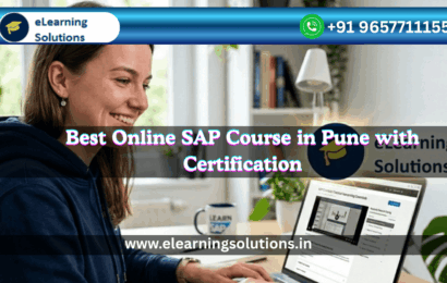 Student learning SAP online with certification training in Pune