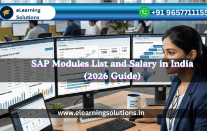 SAP modules list and salary trends in India 2026 training classroom