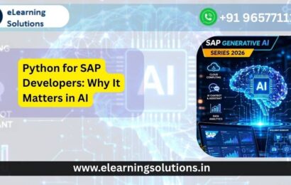 Python for SAP Developers: Why It Matters in AI