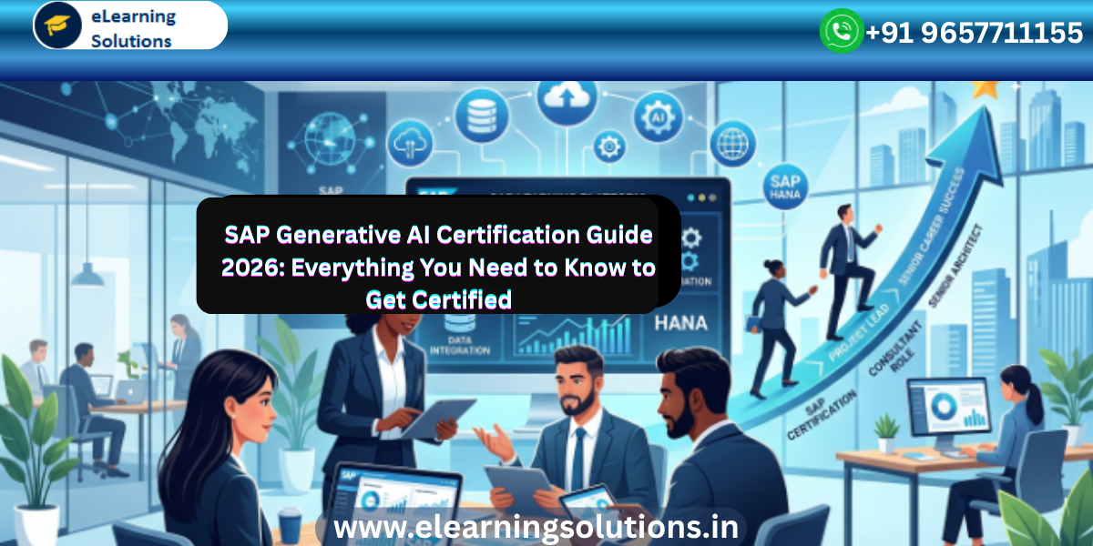 SAP Generative AI Certification guide 2026 with exam paths for SAP BTP AI Core and Joule