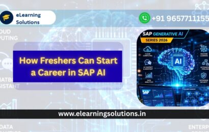 How Freshers Can Start a Career in SAP AI
