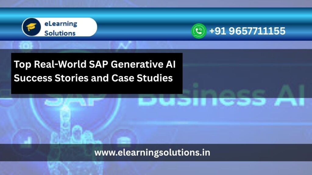 Top Real-World SAP Generative AI Success Stories and Case Studies