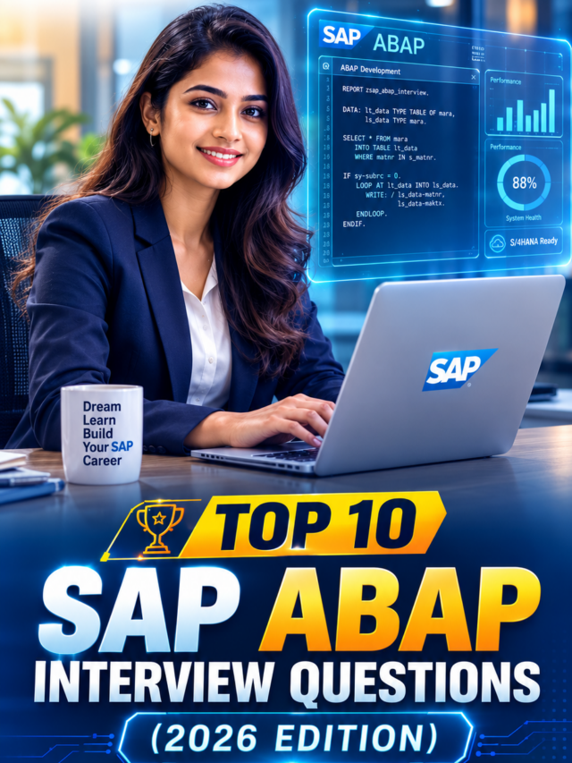 Top 10 SAP ABAP Interview Questions & Answers (2026)
