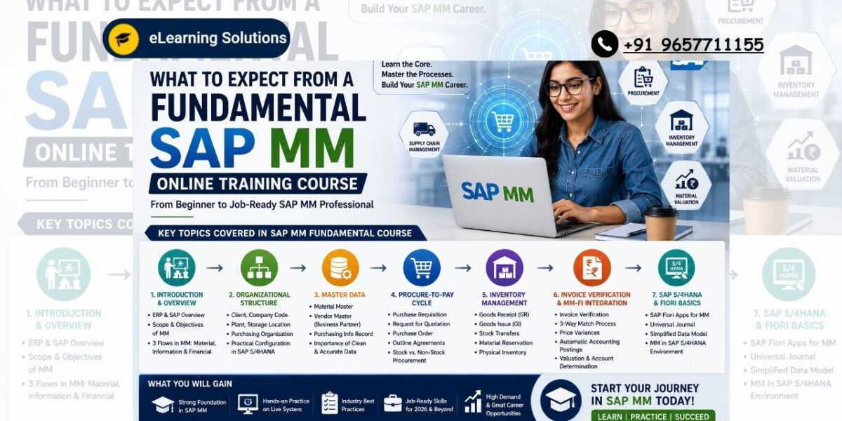 Fundamentals Of SAP MM Online Training Courses?