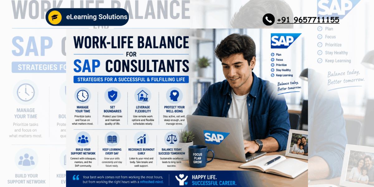 How do SAP consultants balance work and family?