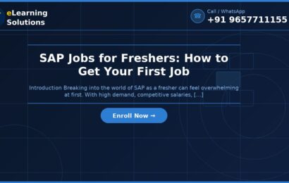 SAP Jobs for Freshers: How to Get Your First Job