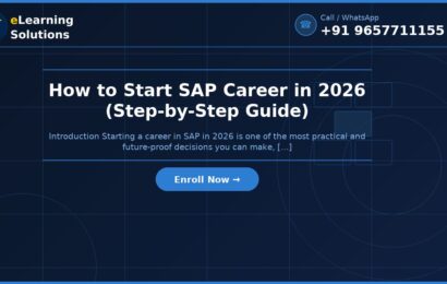 How to Start SAP Career in 2026 (Step-by-Step Guide)
