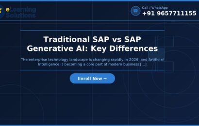 Traditional SAP vs SAP Generative AI: Key Differences
