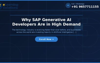 Why SAP Generative AI Developers Are in High Demand