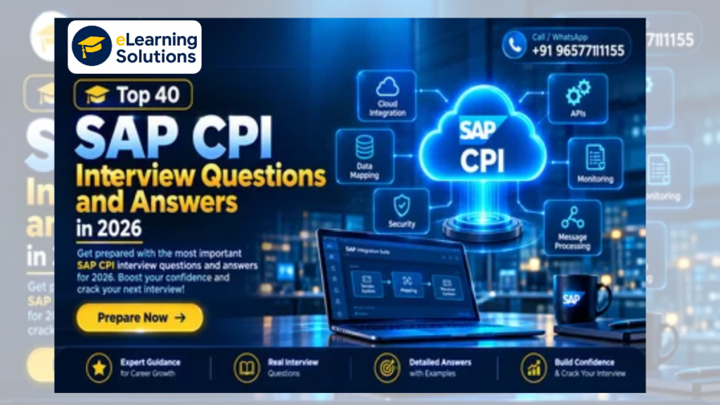 Top 40 SAP CPI Interview Questions and Answers in 2026