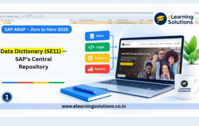 ABAP Data Dictionary SE11 — domains, data elements, and transparent tables guide 2026