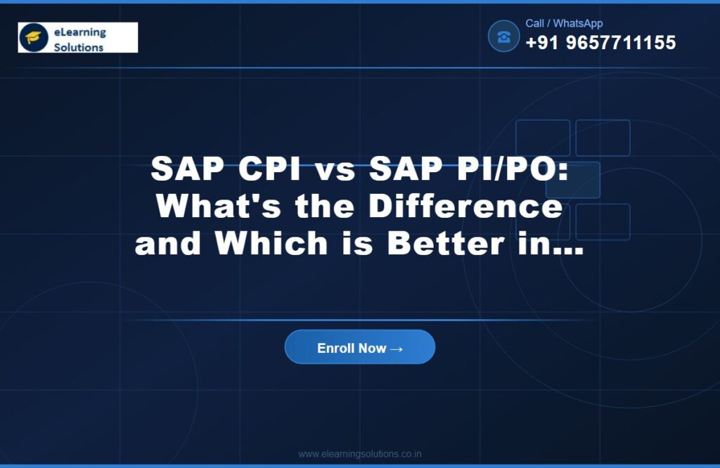 SAP CPI vs SAP PI/PO: What's the Difference and Which is Better in 2026?